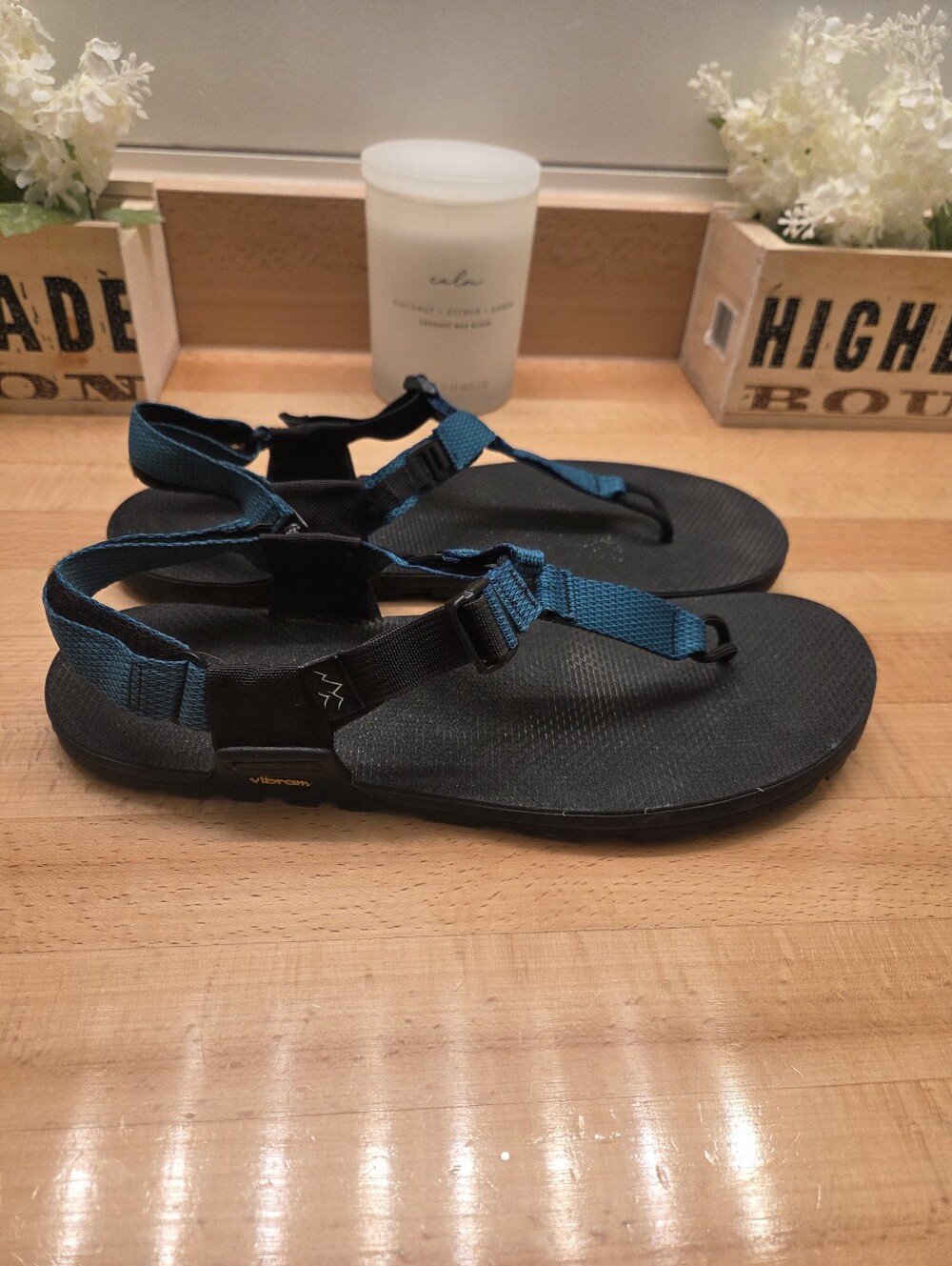 Bedrock Sandals Cairn Evo Adventure Sandals Blue/Green Outdoor Shoes Men's Sz 13